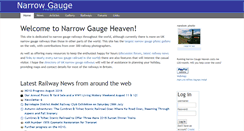 Desktop Screenshot of narrow-gauge.co.uk